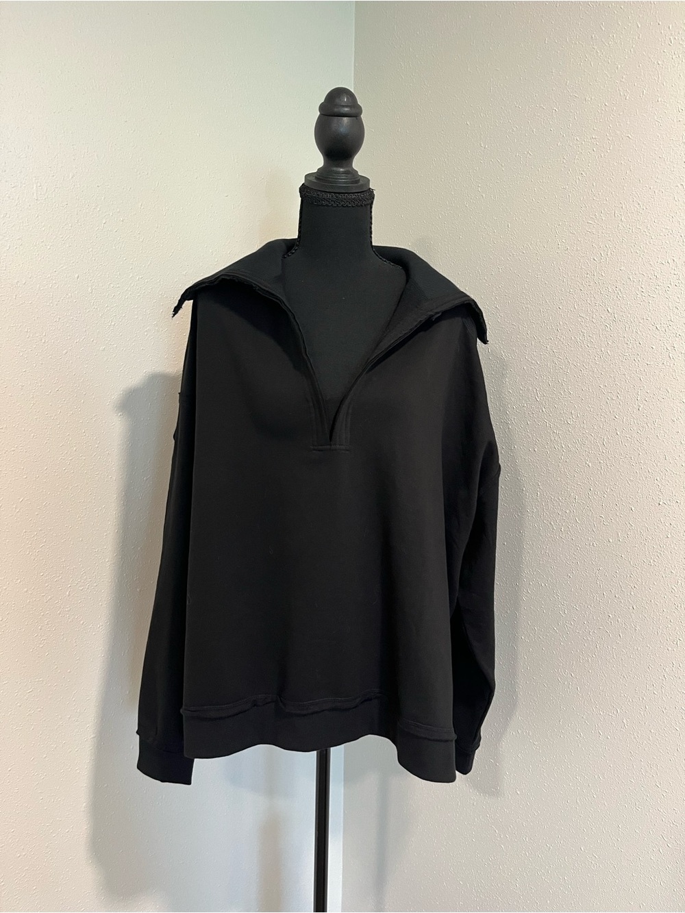 American Eagle Lived In Relaxed Hooded Button-Up Jacket in Charcoal-XSMALL - Picture 5 of 6